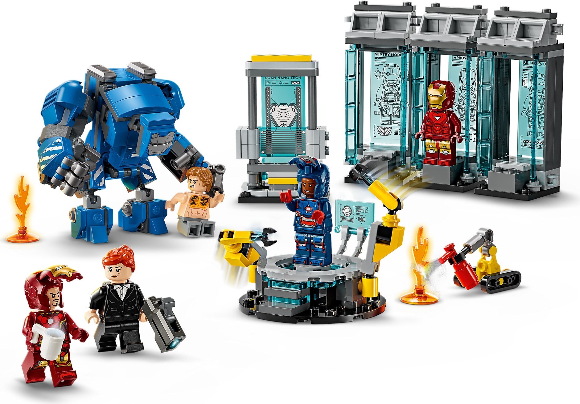 LEGO Super Heroes เลโก้ 76315 Iron Man's Laboratory: Hall of Armor
