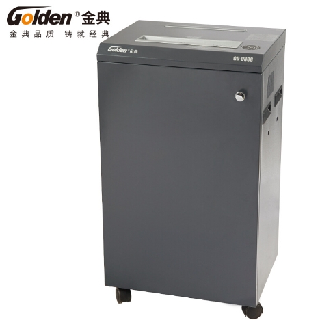 เครื่องทำลายเอกสารขนาดA3 ยี่ห้อGOLDEN รุ่น GD9808 ทำลายเอกสารครั้งละ 25 แผ่น 90 L