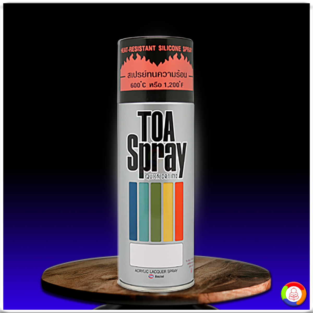 ทีโอเอ สีสเปรย์ทนความร้อน Toa Heat-Resistant Silicone Spray
