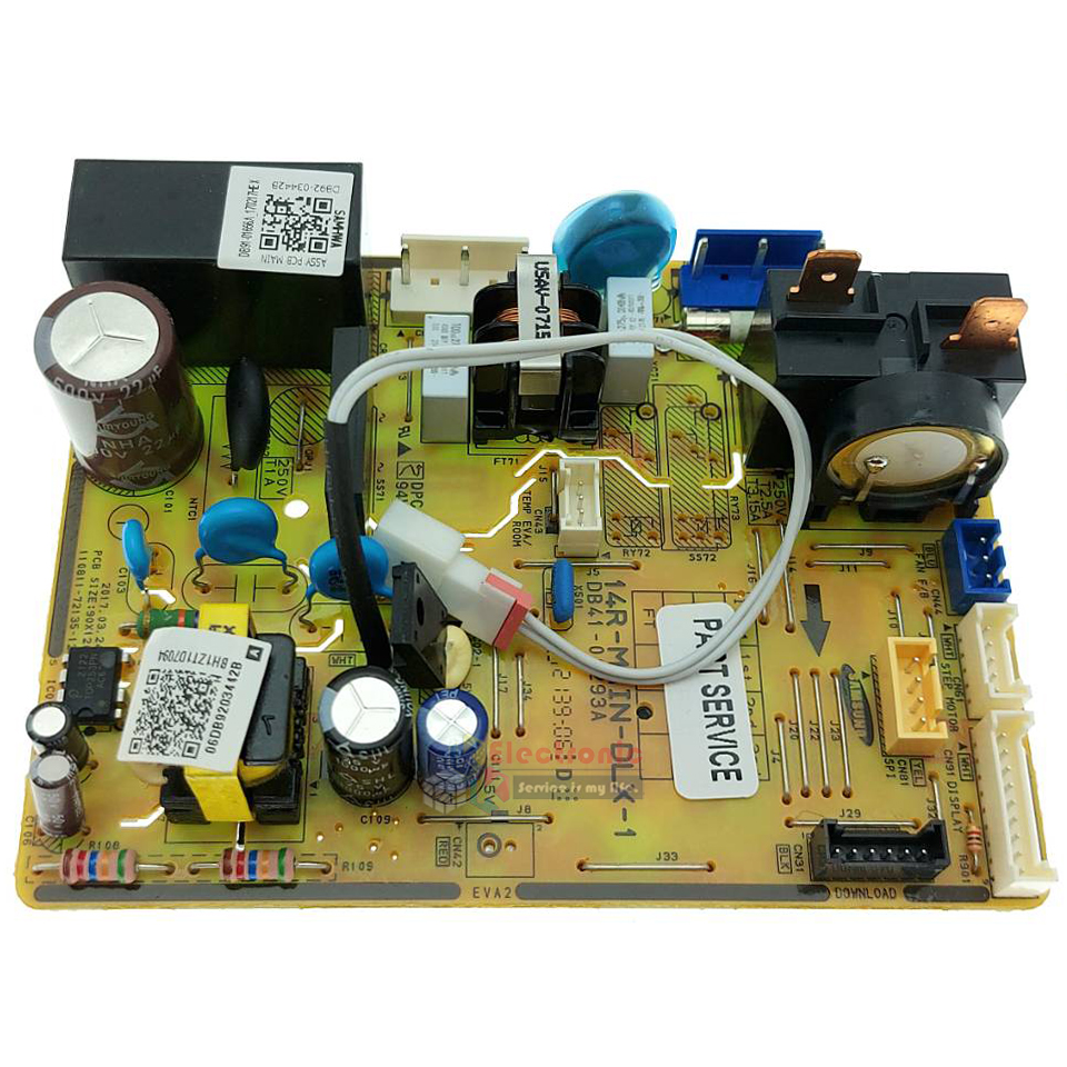 แผงบอร์ดแอร์คอยเย็น ซัมซุง Samsung-แผงควบคุมแอร์-DB92-03442B/อะไหล่แท้ สำหรับรุ่น/AR09JCFSTWK/AR10JCFSQWK/AR12JCFSTWK/AR13JCFNQWK/AR13JCFSQWK/AR18JCFSTWK พร้อมวิธีการเซ็ทโค้ด