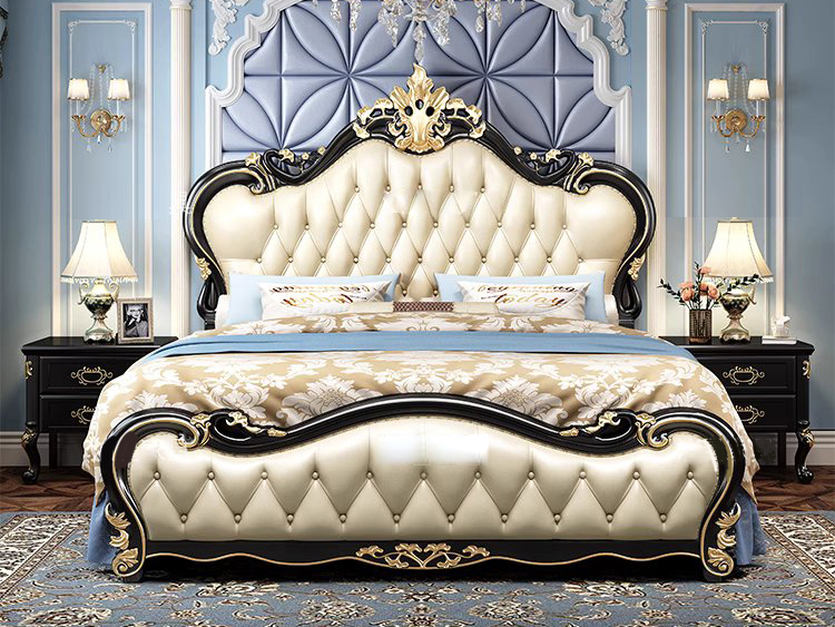 เตียงเจ้าหญิง เตียงหลุยส์ เตียงนอนหลุยส์ รุ่น Wendy