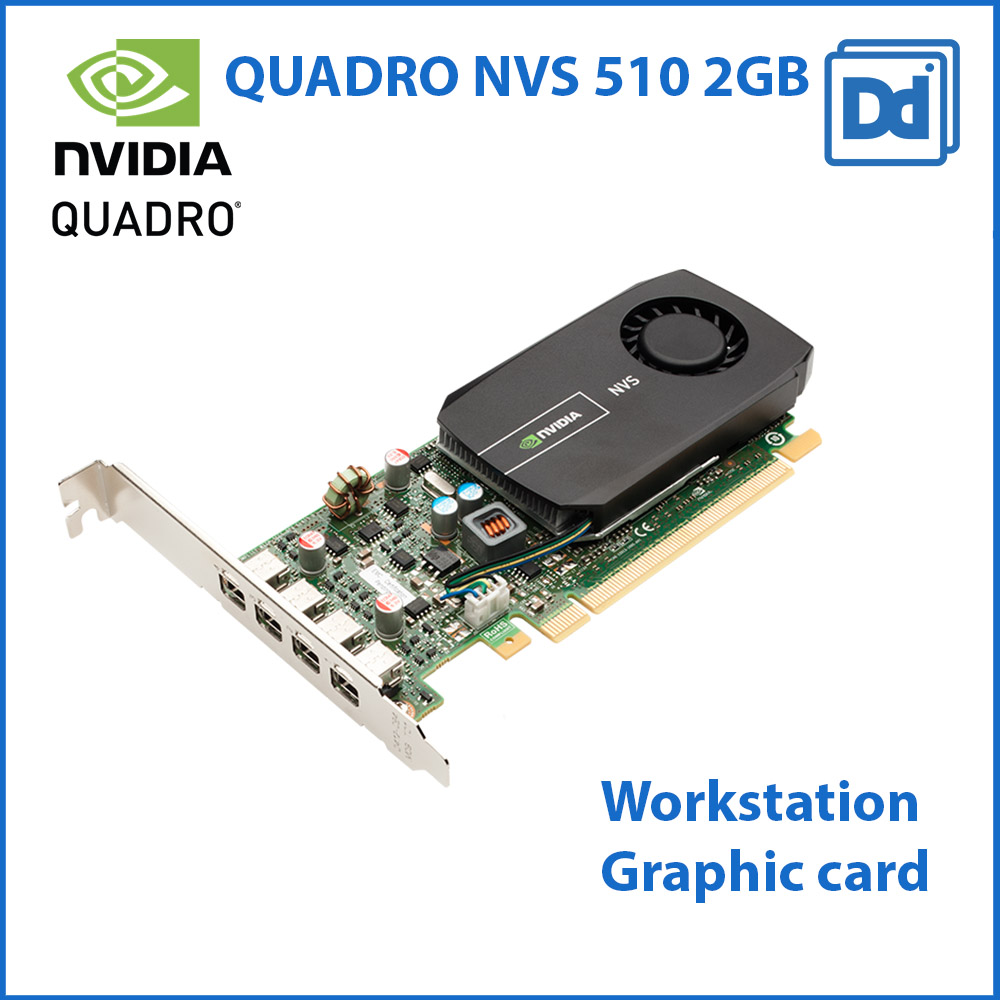 NVIDIA Quadro NVS 510 2GB Workstation graphic card การ์ดจอทำงาน