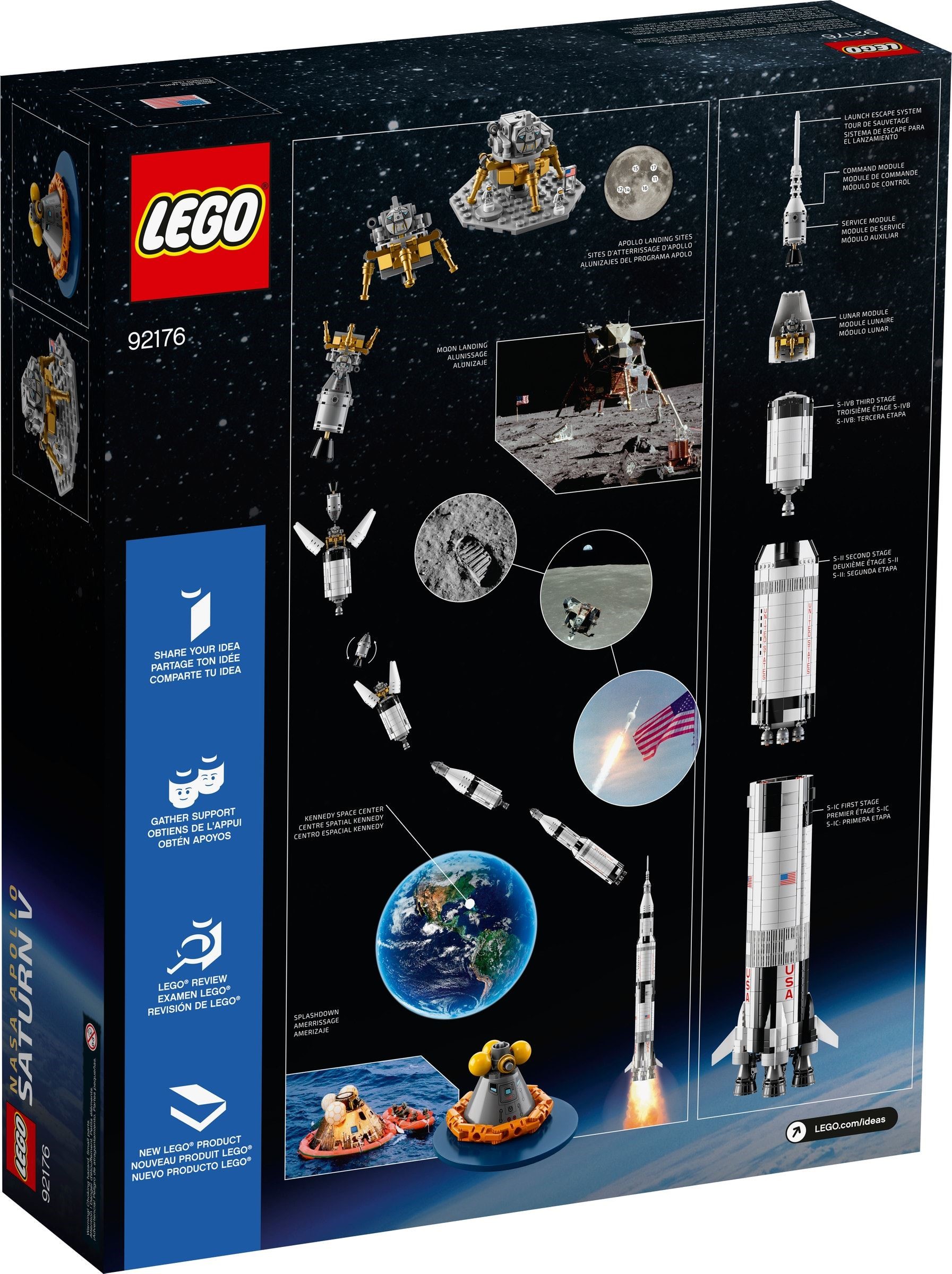 LEGO เลโก้ 92176 NASA Apollo Saturn V