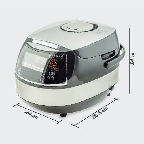 หม้อต้ม Cooker หม้อต้มไข่มุกไฟฟ้าหน้าจอสัมผัส Pearls Cooker สีดำ สำหรับร้านชานมไข่มุก ขนาด (5 ลิตร)