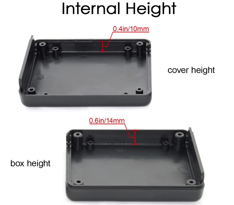 กล่องพลาสติก 90*70*28 mm. สีขาว white color 90x70x28 mm. abs plastic enclosure for small device box enclosure plastic GPS junction box