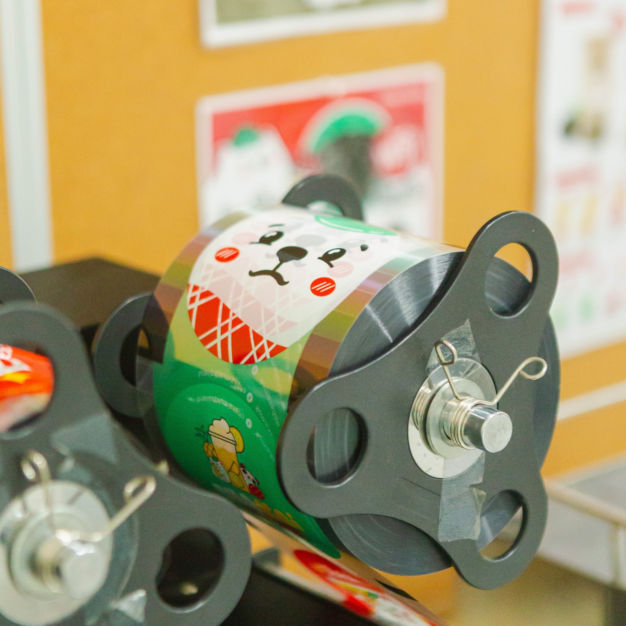 [CKMSF24] ฟิล์มซีลฝาแก้ว 95 ฟิล์มชานมไข่มุก ฟิล์มพิมพ์ลาย Chakaimuk 2024 ฟิลม์ปิดแก้ว CupFilm