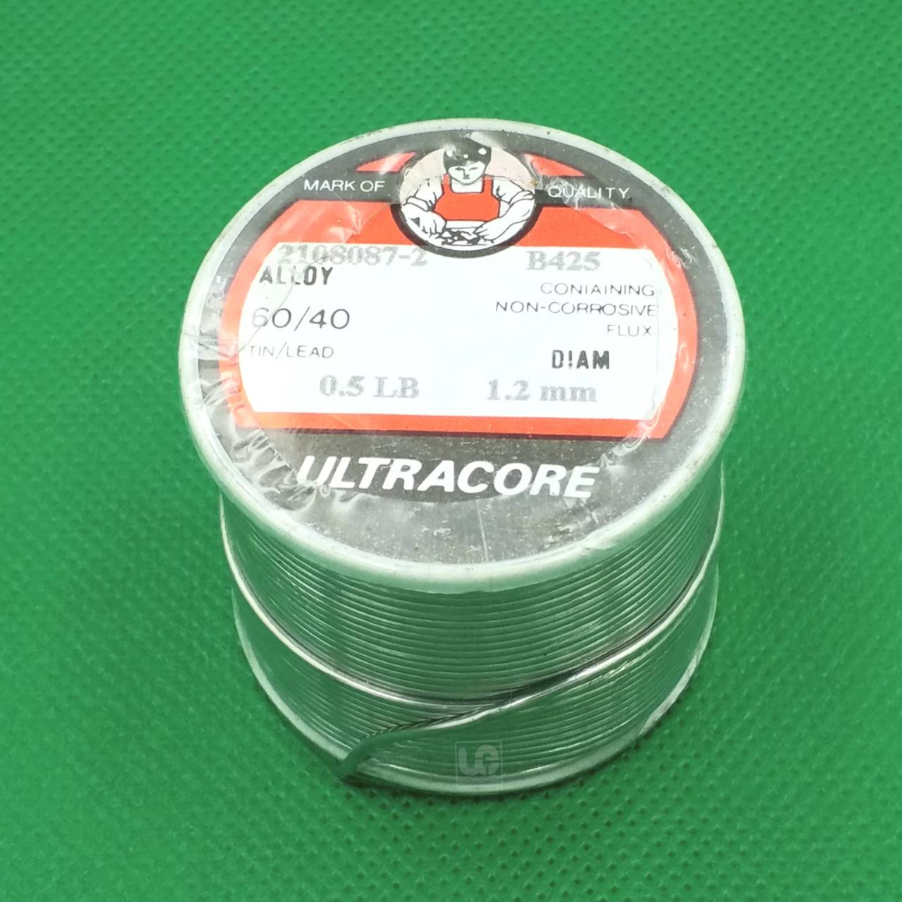 ตะกั่วบัดกรี 60/40 ULTRACORE ขนาด 1.2 มม. 0.5 ปอนด์( 0.5LB ) 1 ม้วน