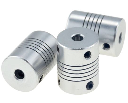 ข้อต่อเพลา 6*8 mm D19 L25 Aluminum Flexible Stepper Motor Coupling Motor Coupling Shaft Coupler คัปปลิ้ง ยึดเพลา 6x8