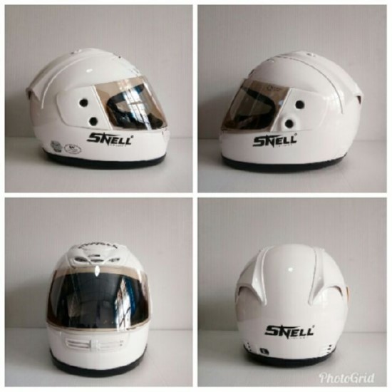 หมวกกันน็อค Snell Ruyki สีขาว