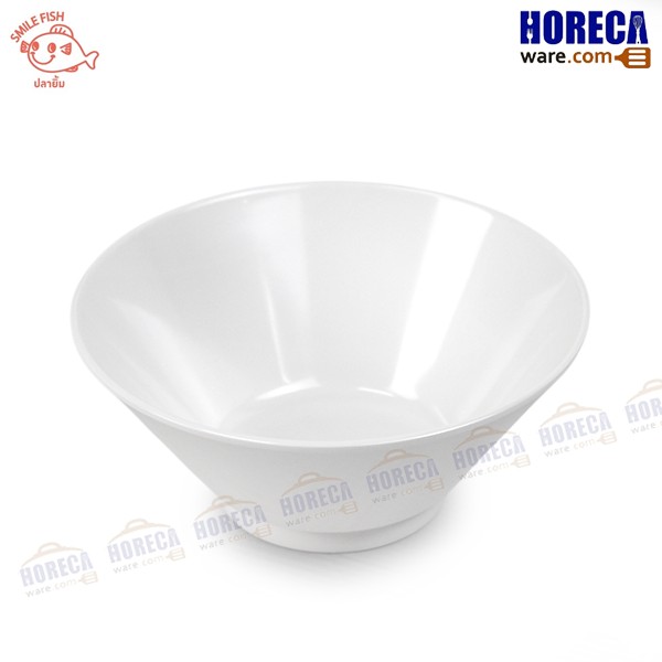 Japanese style round bowl with flared mouth, 6 inches [cream color], Smiling Fish brand