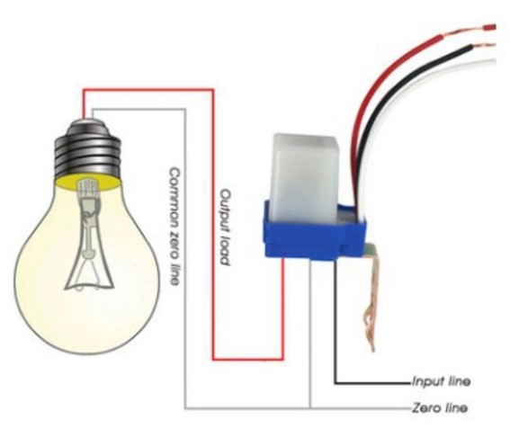 สวิทช์แสง AC/DC 220V 10A Photo switch Light control switch เปิด-ปิดไฟ อัตโนมัติ สวิตช์แสง