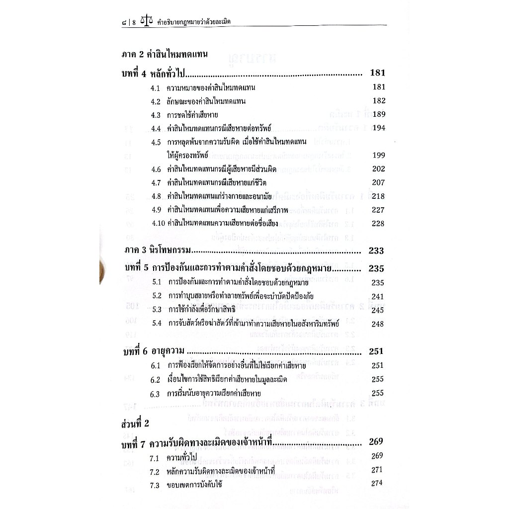 คำอธิบายกฎหมายว่าด้วย ละเมิด โดย : ผศ.หริรักษ์ โล่ห์พัฒนานนท์