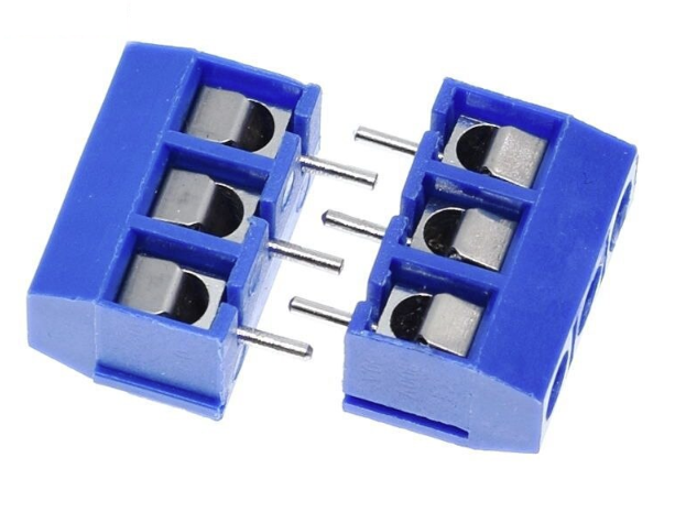 Terminal Block 3Pin Pitch 5.08mm KF301 ฺblue color Screw Terminal Block Connector 3 Pin