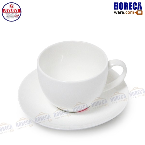 Coffee cup set with saucer, Go Ceramic brand