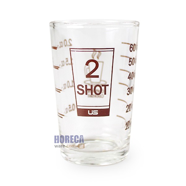 แก้วตวงแบบมีสเกล 2shot ทรงสูง 2 oz. ตรายูเอสเอ