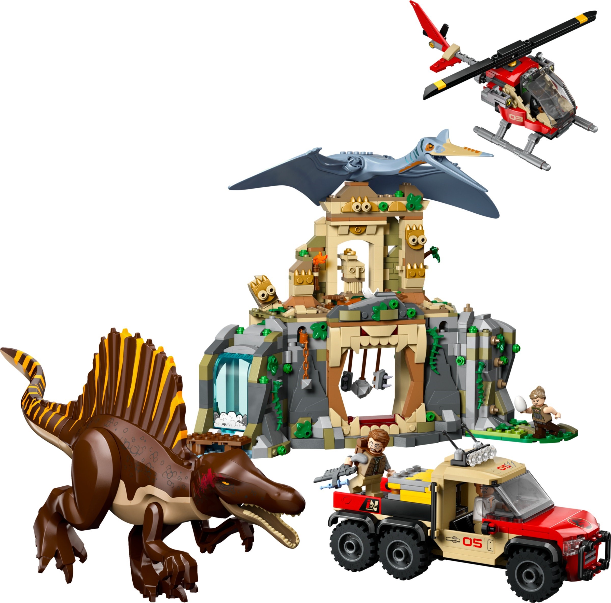 LEGO Jurassic World เลโก้ 76976 Spinosaurus & Quetzalcoatlus Air Mission
