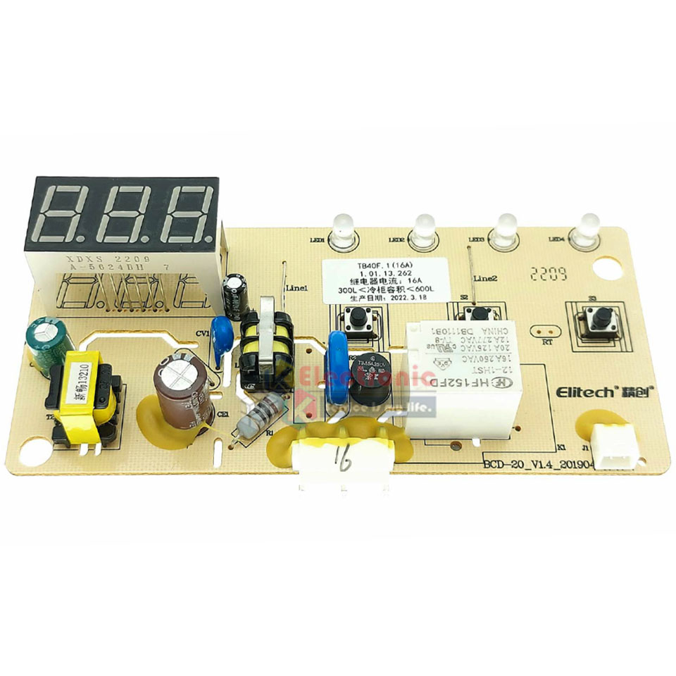 แผงบอร์ดควบคุมตู้แช่ Fresher-(เฟรชเชอร์)*อะไหล่แท้