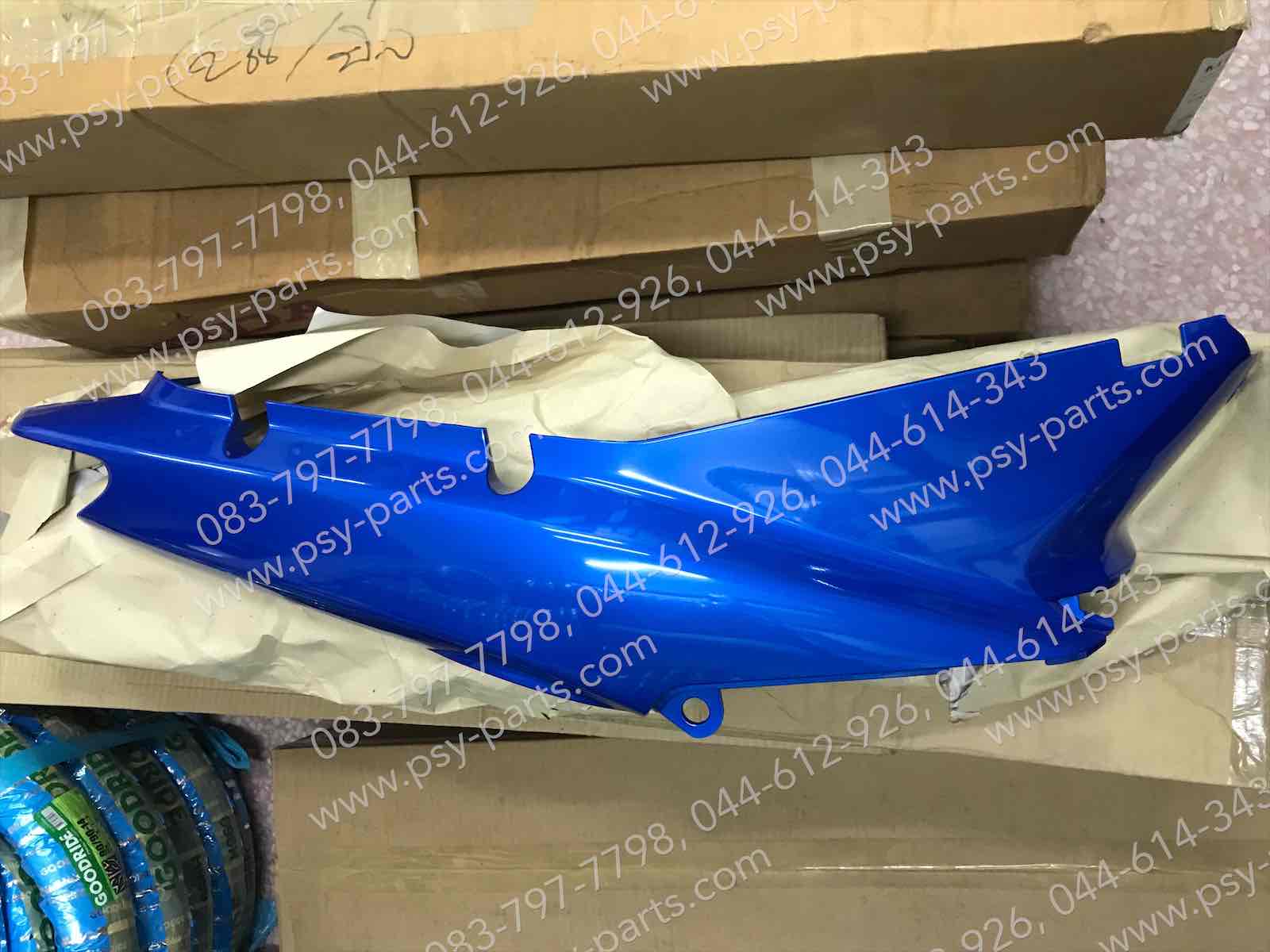 ฝาครอบข้างขวา WAVE-100 แท้ๆ สีน้ำเงิน (PB331) 64370-KEV-750ZX