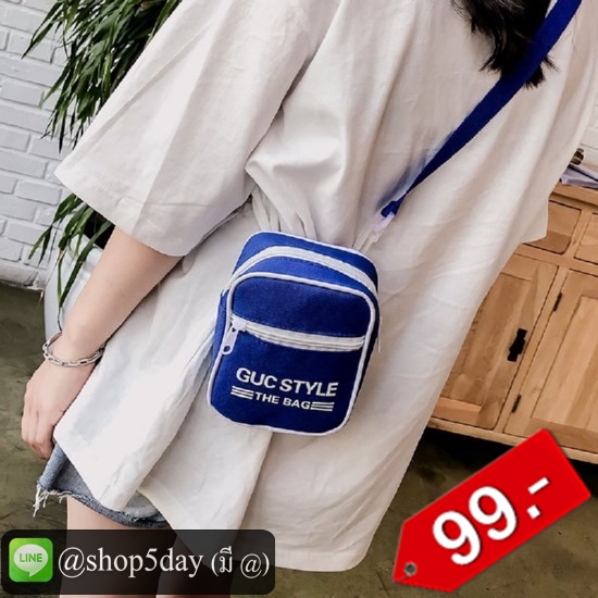 🔥กระเป๋าสะพายข้างและคาดอก สีสันสดใส่