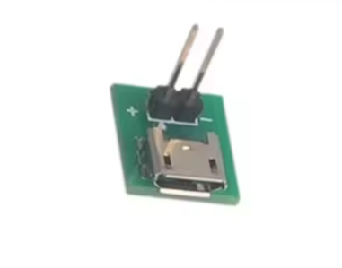 micro USB to Male 2.54mm double Pin Header converter module for power supply