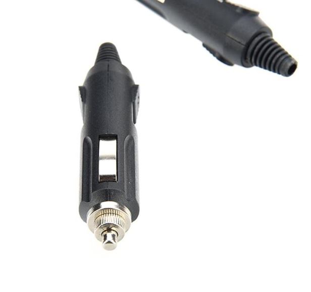 หัวเสียบที่จุดบุหรี่รถยนต์ 12V/24V ตัวผู้ มีฟิวส์ 10A ในตัว มีไฟสถานะ bakelite car with lamp cigarette lighter plug cigar head plug 12V high current car charger plug ปลั๊กที่จุดบุหรี่