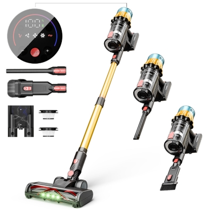 เครื่องดูดฝุ่นไร้สายในครัวเรือน 650 วัตต์ รองรับการประมวลผล และการปรับแต่งเครื่องดูดฝุ่นไร้สายแปรงถ่าน