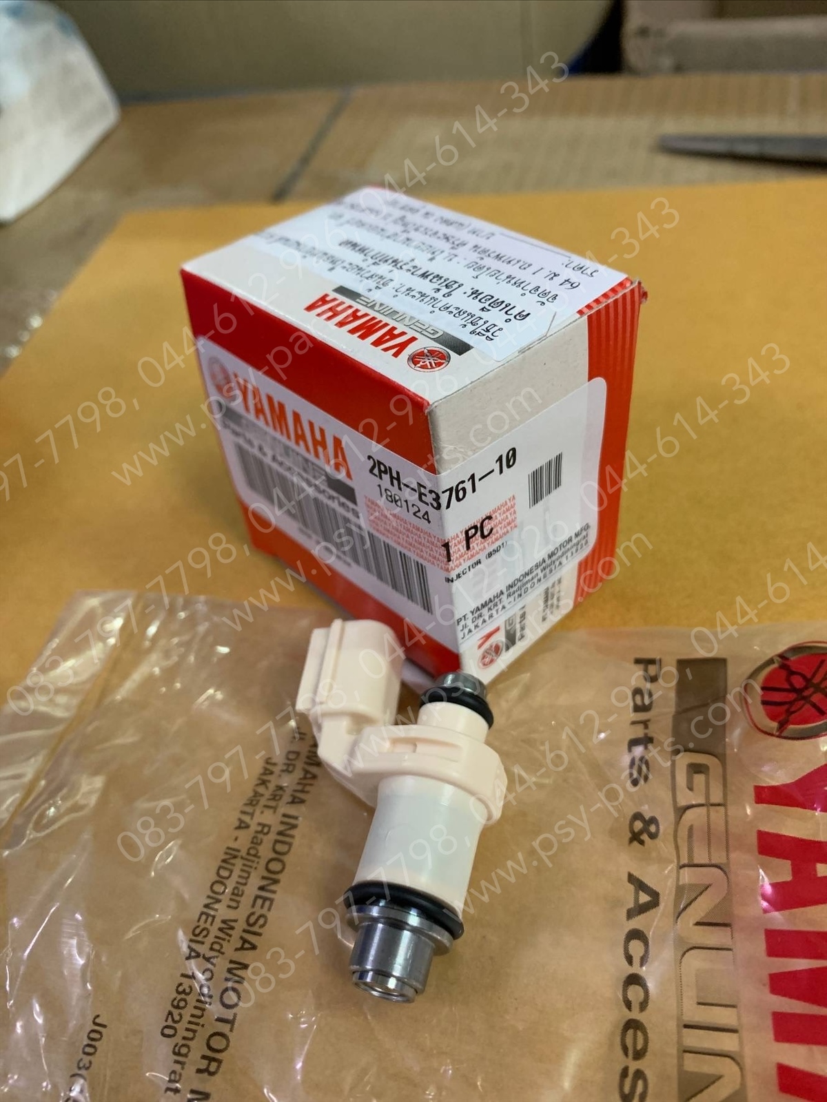 หัวฉีดน้ำมัน FINO 125, GT 125, QBIX, TRICITY แท้ๆ 2PH-E3761-00, 2PH-E3761-10