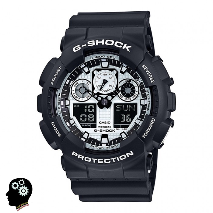 Casio G-shock ชาย GA-100BW-1ADR