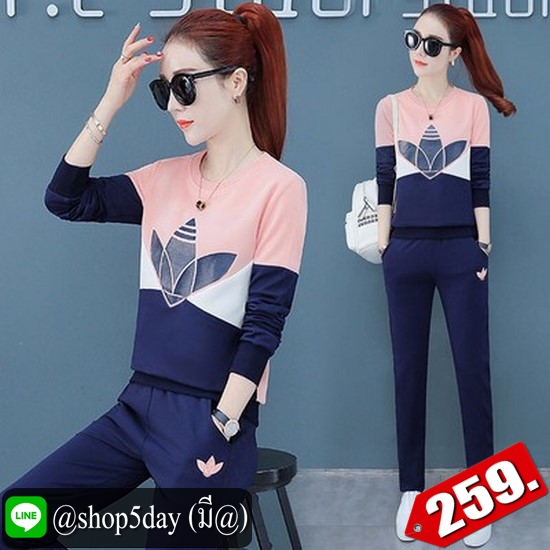 🔥 ชุดเซต 2 ชิ้น สุดเท่สไตล์กีฬา