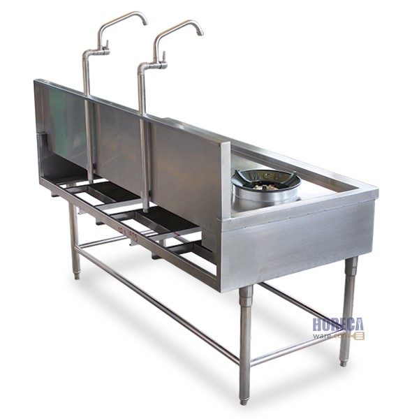 เตารางน้ำ KB5 3 หัวเตา ยาว 150x750x750+250 ตราแมสเตอร์แวร์