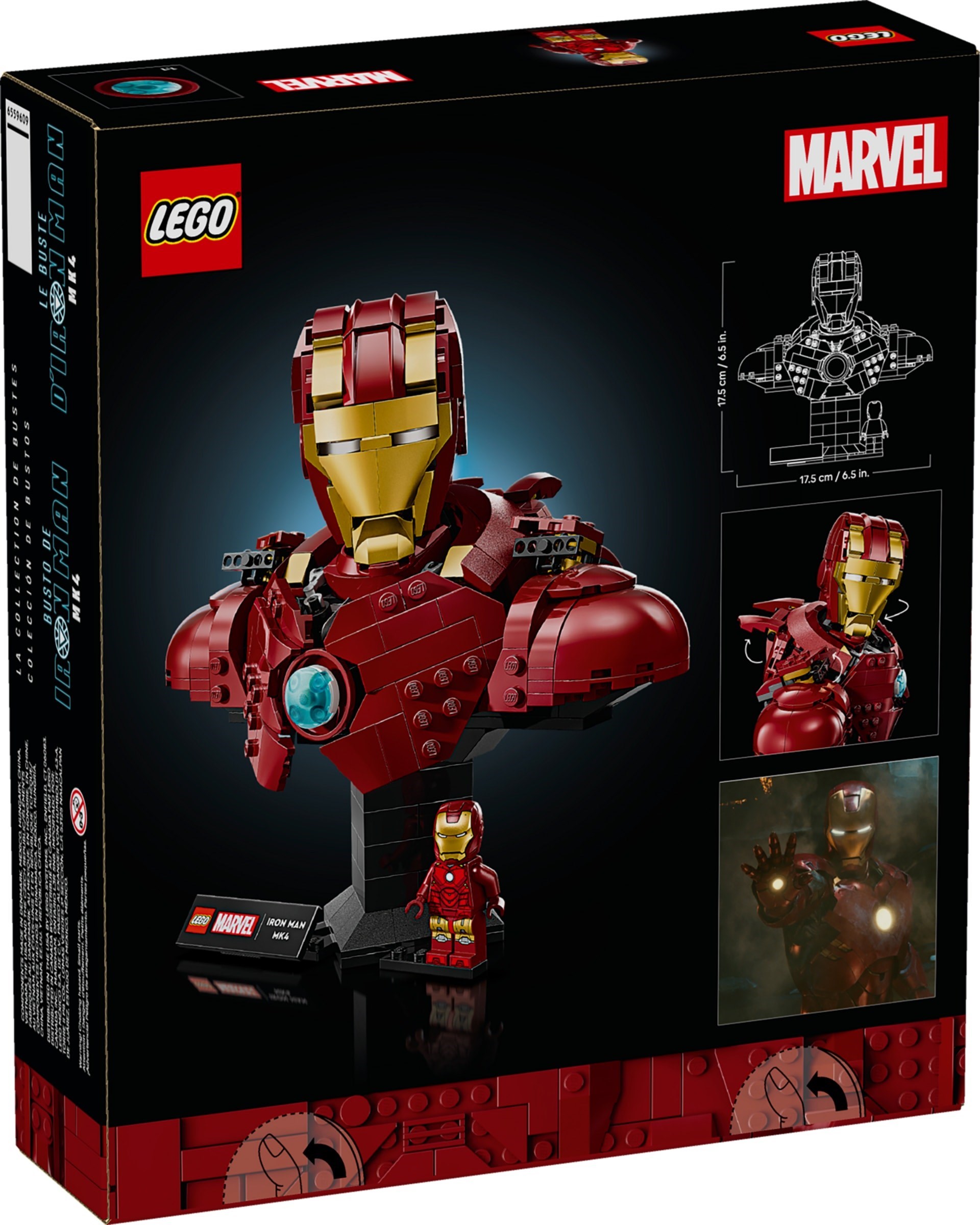 LEGO Super Heroes Marvel เลโก้ 76327 Iron Man MK4 Bust