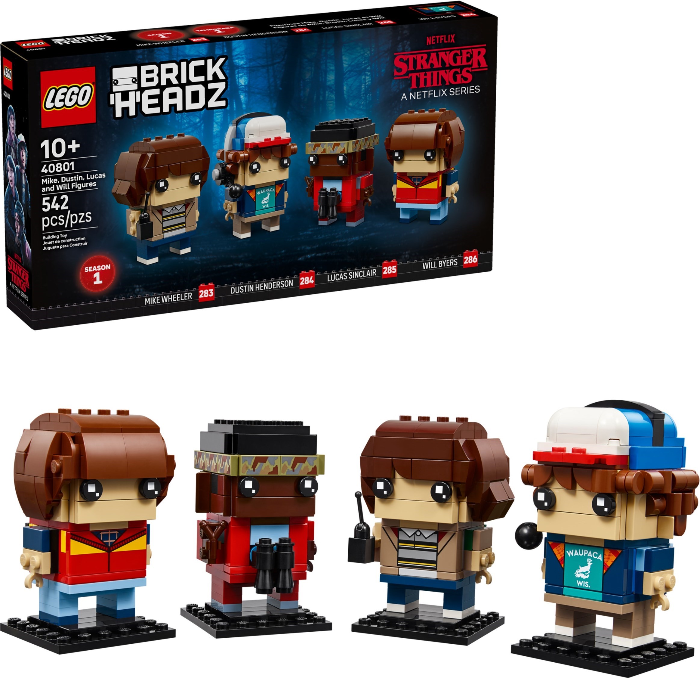 LEGO Brickheadz เลโก้ 40801 Mike, Dustin, Lucas and Will