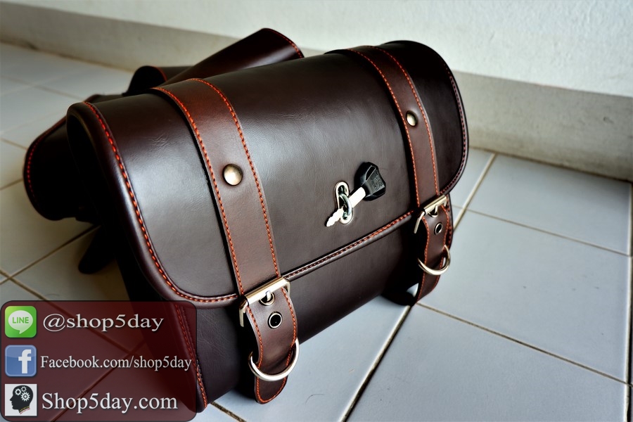 🔥กระเป๋าข้างมอไซค์ วินเทจ คลาสสิค