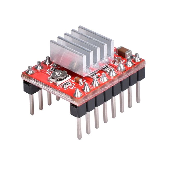 A4988 Driver Module Stepper Motor Driver with Heatsink for Reprap 3D Printer