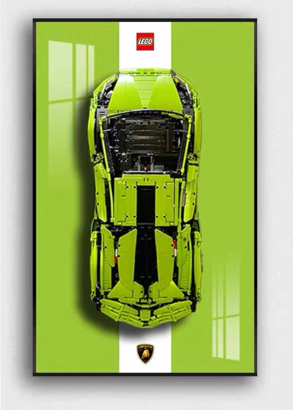 Display frame สำหรับ LEGO Technic เลโก้ 42115 Lamborghini Sián FKP 37