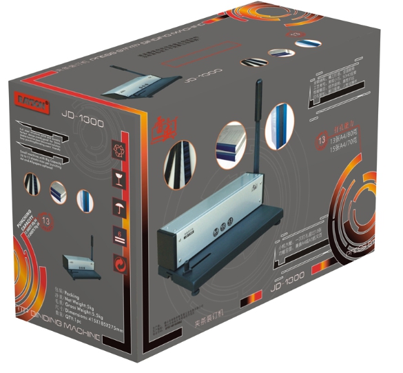 เครื่องเข้าเล่มใช้สำหรับสันเจาะแฟ้มโดยเฉพาะ JD-1300