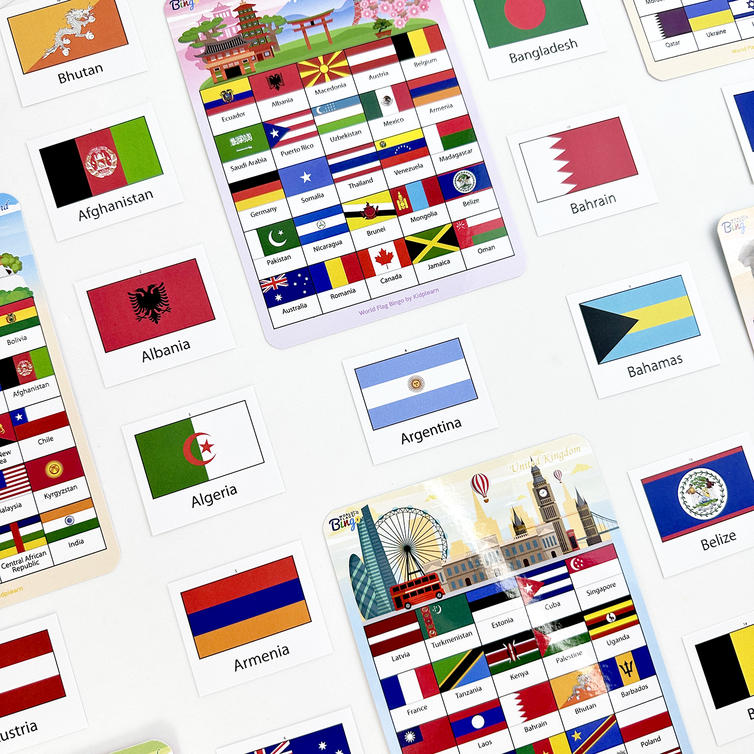 บิงโกธงชาติ (World Flags Bingo)