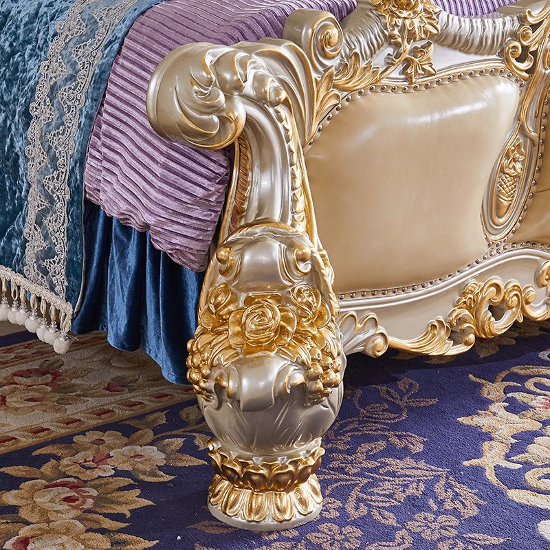 เตียงเจ้าหญิง เตียงหลุยส์ เตียงนอนหลุยส์ รุ่น Gold