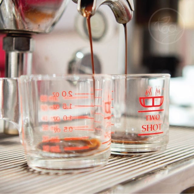 แก้วตวง 2 shot มีหูจับ Measuring cup 2 shot with handle DELISIO (1ชิ้น) จำหน่ายโดย ทีอีเอ