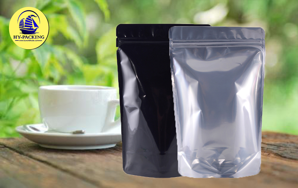 ถุงหน้าใสหลังฟอยล์ มีซิปล็อค ก้นตั้ง พิมพ์สี(ระดับพรีเมี่ยม)****(จำนวน 50 ซอง)****