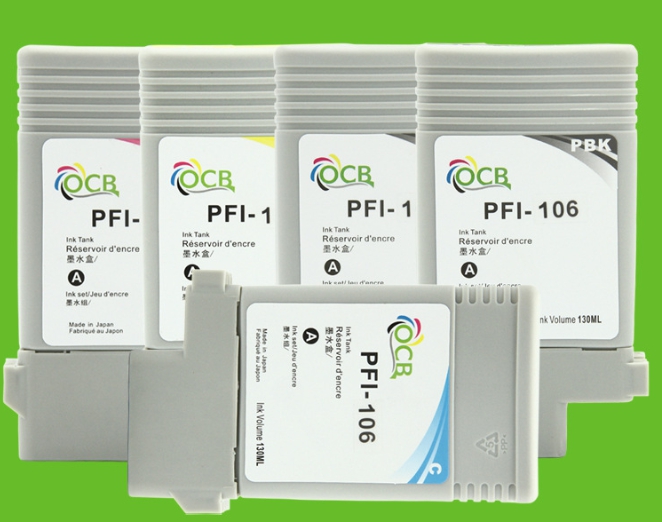 หมึกCanon PFI-106 Cyan 130ML เทียบเท่า