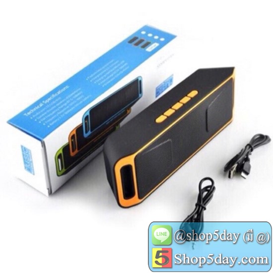 ลำโพงบลูทูธพกพา Wireless Speaker Super Bass รุ่น SC-208