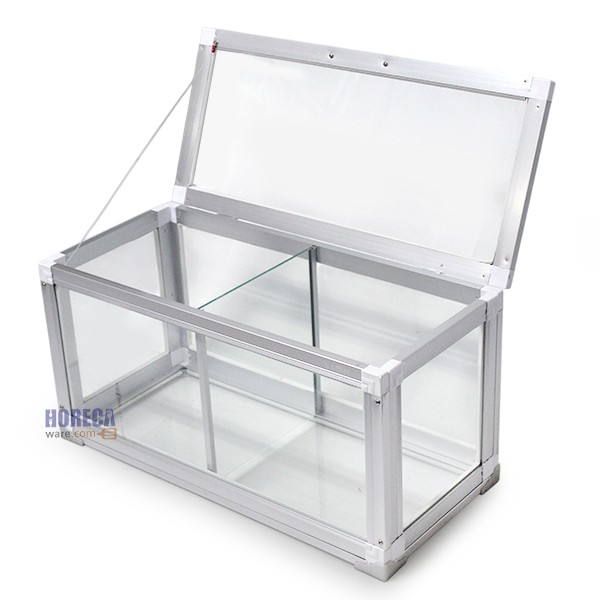 ตู้ผลไม้ 2 ช่อง 1ฝา (ยาว60ซม.) ไลออน อลูมิเนียม คิทเช่น