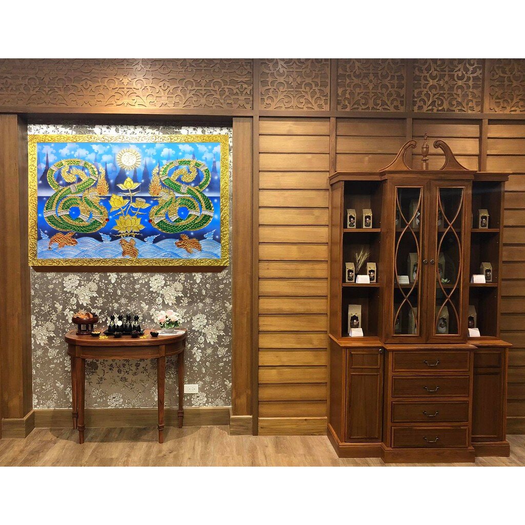 รูปวาดพญานาค รูปภาพติดผนัง รูปภาพเสริมความมั่งคั่ง รูปภาพเสริมมงคล ภาพแต่งบ้านโรงแรม กรอบรูปติดผนัง ตกแต่งผนังห้อง F0009