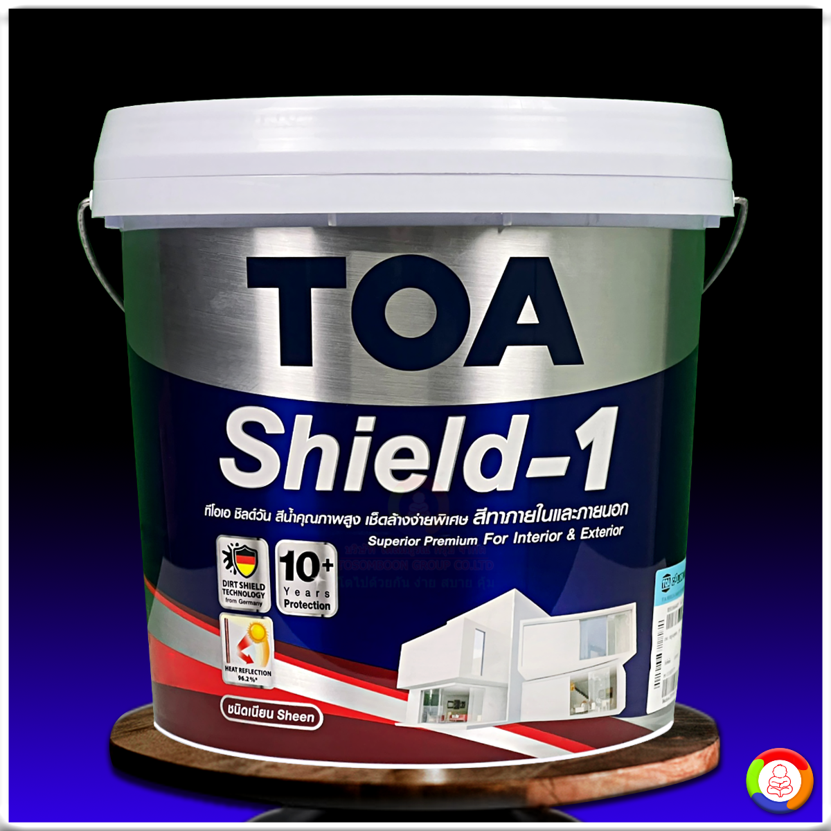 ทีโอเอ ชิลด์ วัน ภายนอก ชนิดเนียน TOA Shield-1 For Exterior 2.5 GL