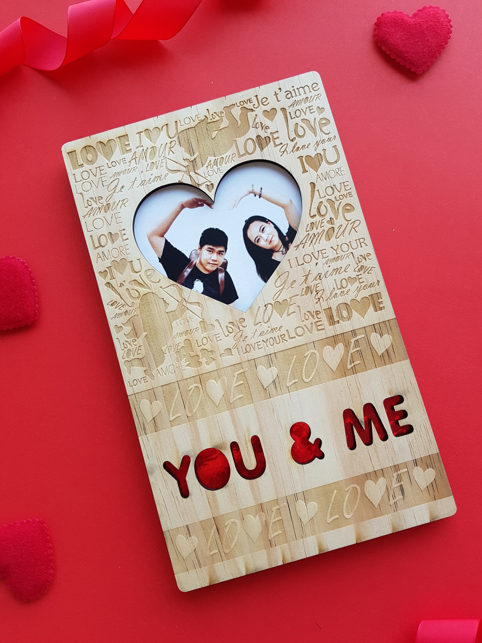 อัลบัมรูปปกไม้ ของขวัญสุดเท่