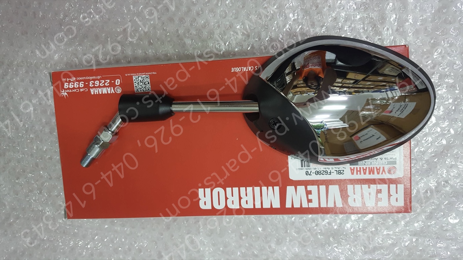 กระจกส่องหลัง FILANO 125, GRAND FILANO แท้ๆ ซ้าย-โครเมี่ยม 2BL-F6280-70, 2BL-F6280-71