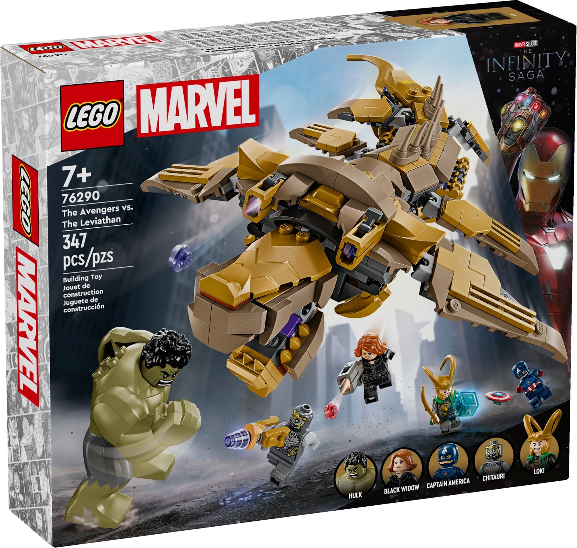 LEGO Super Heroes Marvel เลโก้ 76290 The Avengers vs. The Leviathan