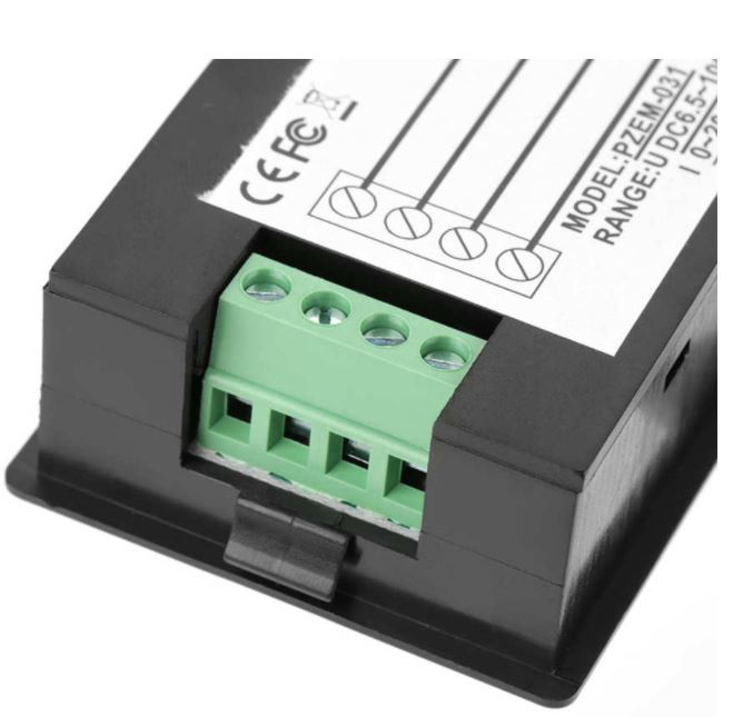 PZEM-031 DC 6.5-100V 20A 2000W LCD Digital Electric Power Energy Voltage Current Watt Kwh Meter