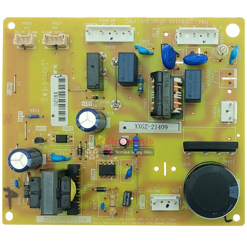 แผงบอร์ดตู้เย็น TOSHIBA(โตชิบา)รุ่น*GR-HG52KDZ/GR-H52KBZ*อะไหล่แท้*ใช้ได้กับทุกรุ่นที่ทางร้านระบุไว้
